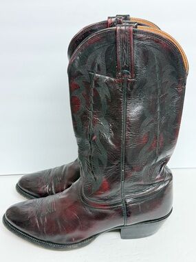 Nocona NB2002 Cowboy Boots Men’s Size 11 EE Dark Cherry Leather Western
